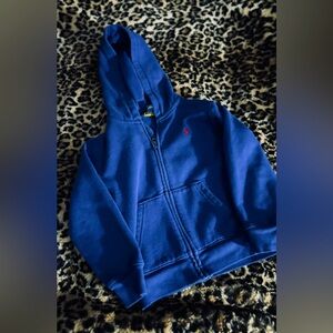 Kids Polo Blue Hoodie